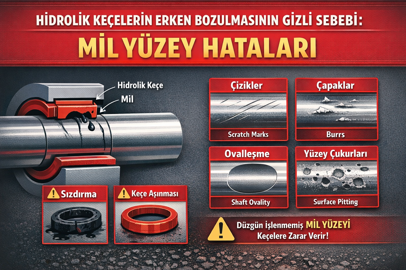 Hidrolik Keçelerin Erken Bozulmasının Gizli Sebebi – Flutecnica